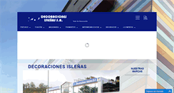 Desktop Screenshot of decoracionesislenas.com